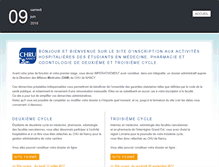 Tablet Screenshot of etudes-medicales.chu-nancy.fr